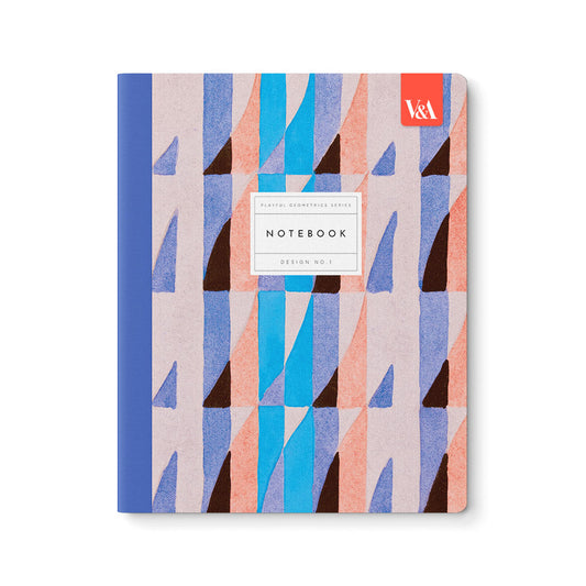 V&A Playful Geometrics Blue Prism exercise book