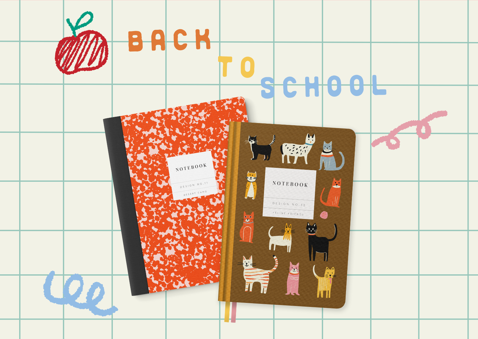 Back to school notebooks and planners from Ohh Deer