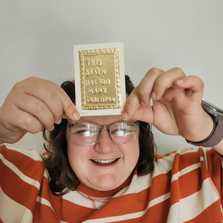 Portrait of illustrator Meg Fatharly
