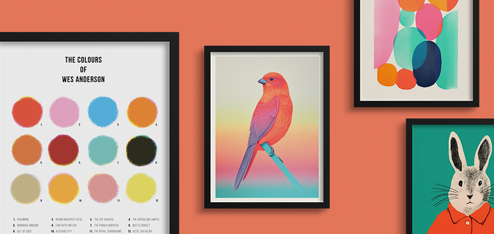 Risograph art prints by Ohh Deer artists