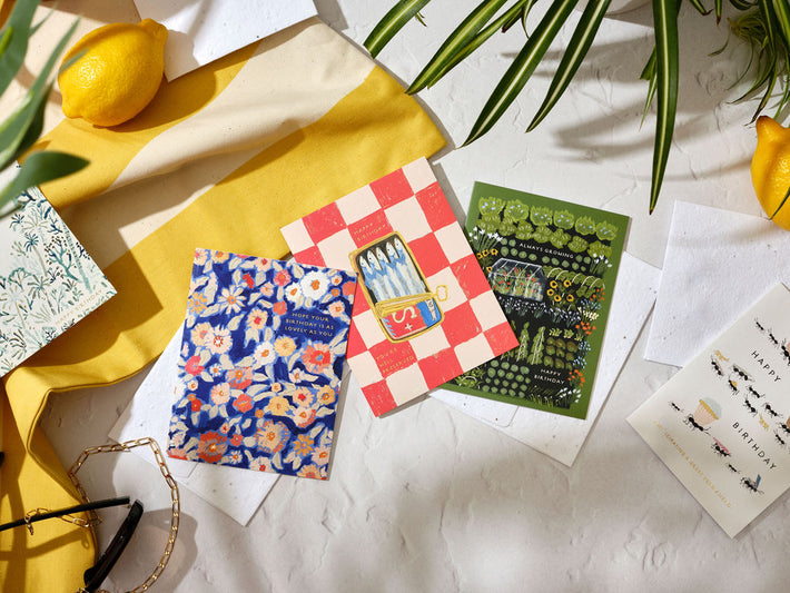 Illustrated greeting cards