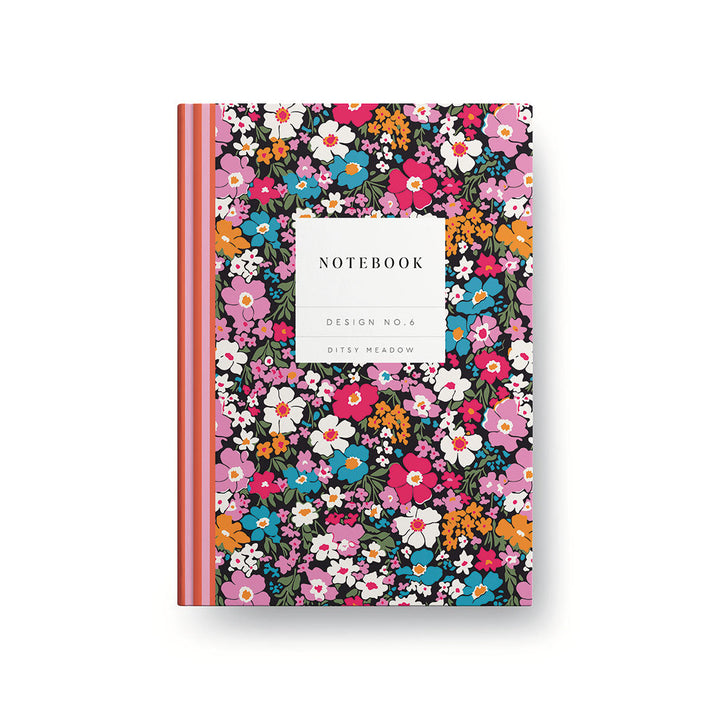 Design No.6 Ditsy Floral hardback notebook