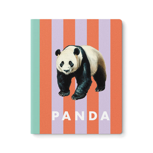 Striped Panda exercise book